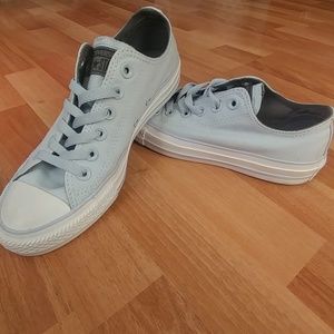 Baby blue Converse
